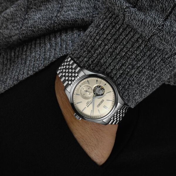 Seiko Presage Classic Series ''Shiro-iro'' Open Heart SPB469J Otomatik Erkek Kol Saati