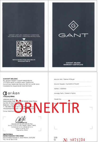 Gant GT073001Y Kadın Kol Saati