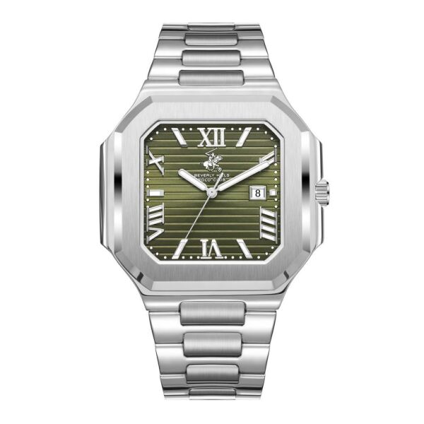 Beverly Hills Polo Club BP3845X.370 Seramik Safir Kaplamalı Paslanmaz Çelik 10 atm Erkek Kol Saati