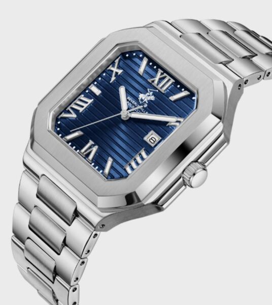 Beverly Hills Polo Club BP3845X.390 Seramik Safir Kaplamalı Paslanmaz Çelik 10 atm Erkek Kol Saati