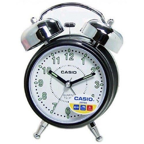 Casio TQ-362-1BDF Siyah Ertelemeli Bell Alarmlı Işıklı Analog Masa Saati