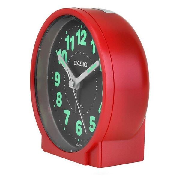 Casio TQ-228-4DF Kırmızı Beep Alarmlı Fosforlu Masa Saati