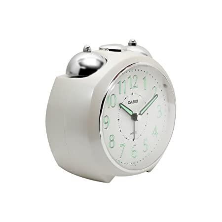Casio TQ-369-7DF Gri Ertelemeli Bell Alarmlı Işıklı Fosforlu Analog Masa Saati