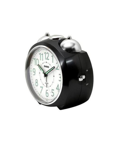 Casio TQ-369-1DF Siyah Ertelemeli Bell Alarmlı Işıklı Fosforlu Analog Masa Saati