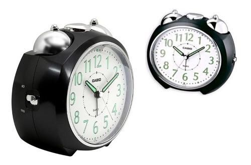 Casio TQ-369-1DF Siyah Ertelemeli Bell Alarmlı Işıklı Fosforlu Analog Masa Saati