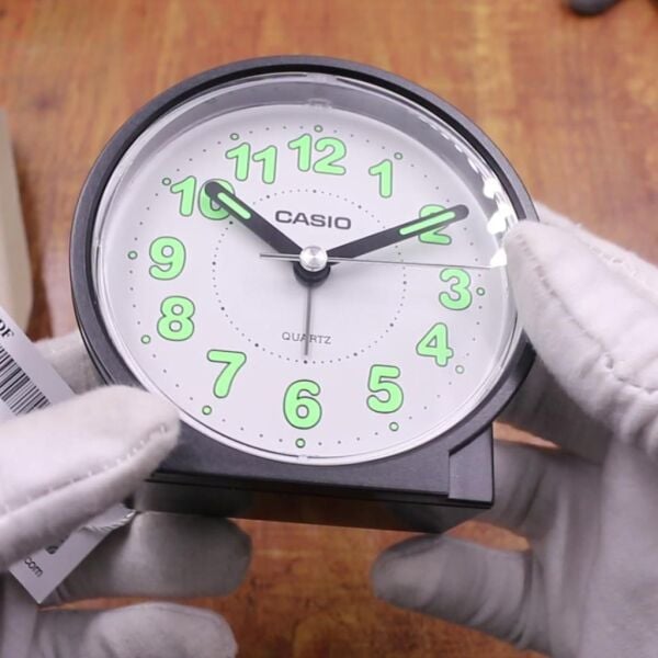 Casio TQ-228-1DF Siyah Beep Alarmlı Fosforlu Masa Saati