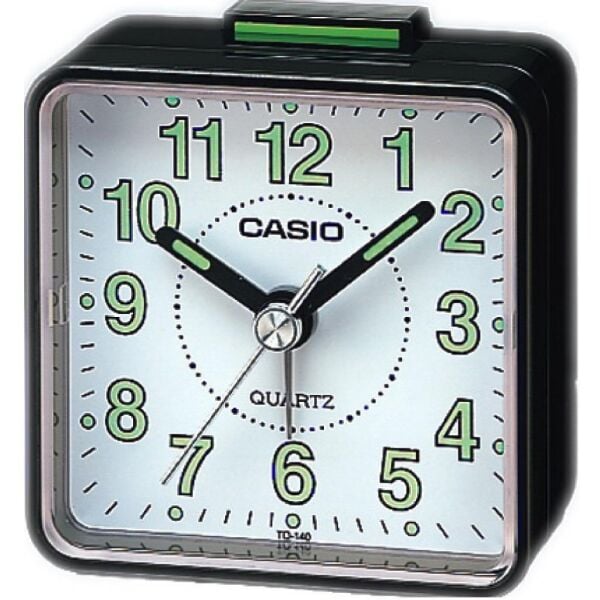 Casio TQ-140-1BDF Siyah Beep Alarmlı Fosforlu Masa Saati