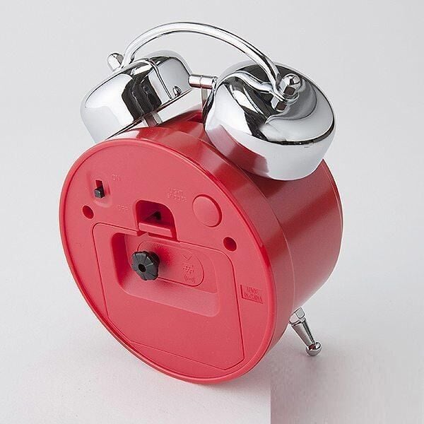 Casio TQ-362-4ADF Kırmızı Ertelemeli Bell Alarmlı Işıklı Analog Masa Saati