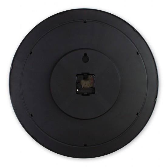 Klik Hisar-Lotus Çiçek Plastik Kasa Beyaz-Kahverengi Renkli 40 cm Çaplı Modern Sessiz Saniye Mekanizmalı Duvar Saati