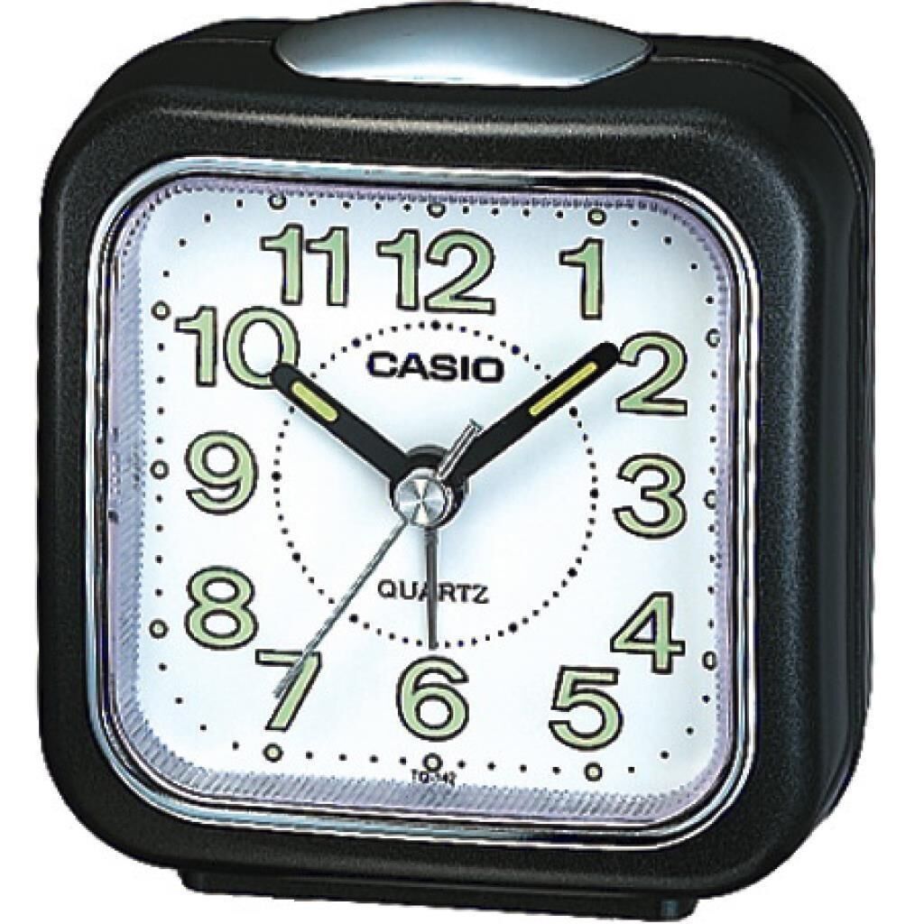 Casio TQ-142-1DF Siyah Beep Alarmlı Işıklı Fosforlu Masa Saati