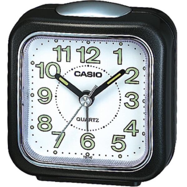 Casio TQ-142-1DF Siyah Beep Alarmlı Işıklı Fosforlu Masa Saati
