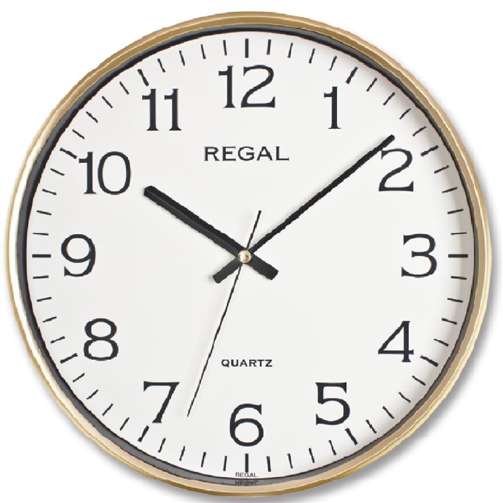 Regal 0250 GI İnce Çerçeve Slim Duvar Saati