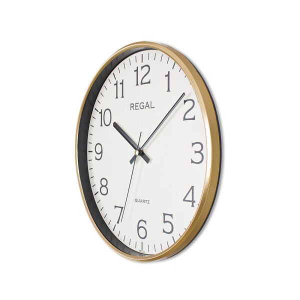 Regal 0250 GI İnce Çerçeve Slim Duvar Saati