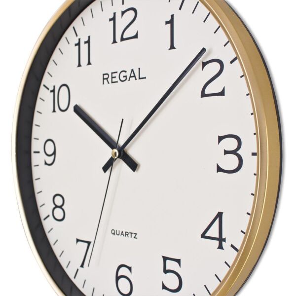 Regal 0250 GI İnce Çerçeve Slim Duvar Saati