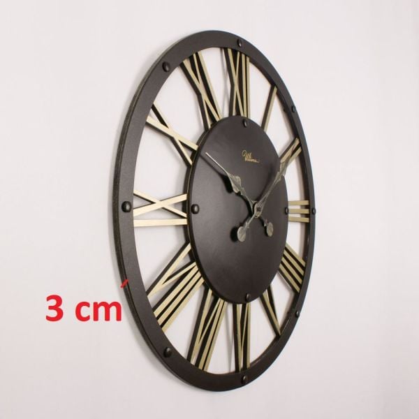 Regal 2678 BG Retro Metal İskelet Ev Ofis Duvar Saati