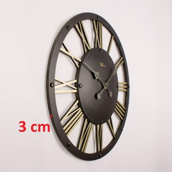 Regal 2678 BG Retro Metal İskelet Ev Ofis Duvar Saati