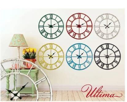 Regal 2654 S Ferforje Dövme Demir 41 Cm. İskelet Duvar Saati