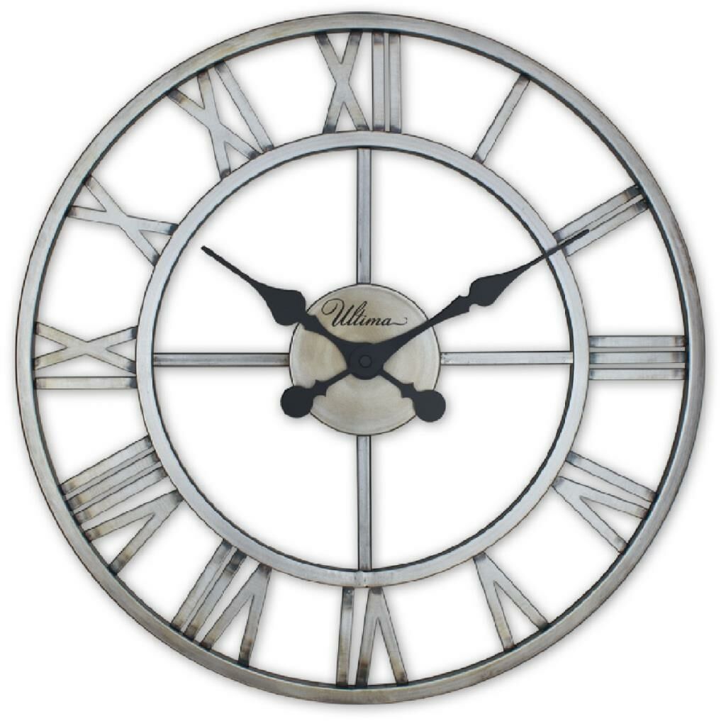 Regal 2654 S Ferforje Dövme Demir 41 Cm. İskelet Duvar Saati