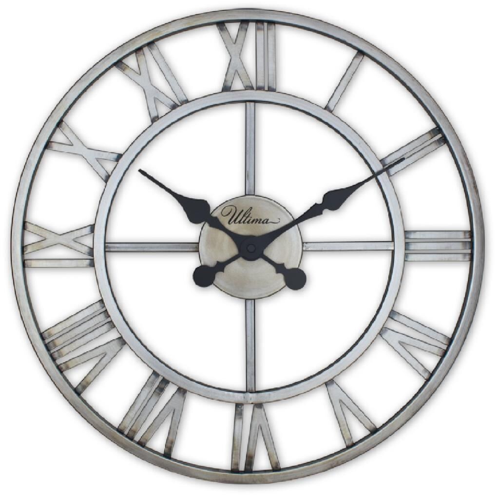 Regal 2654 S Ferforje Dövme Demir 41 Cm. İskelet Duvar Saati