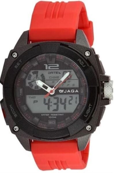 Jaga JL AD1201-OGCA 640561 Alarm Kronometre Aydınlatmalı Genç Çift Kol Saati