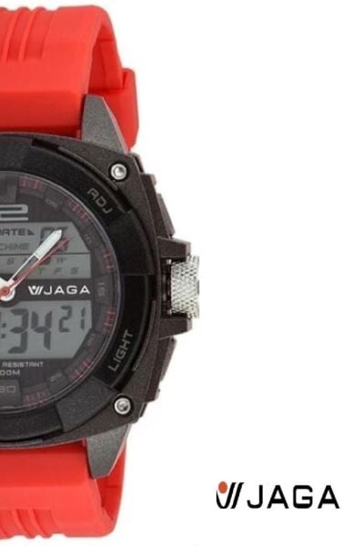 Jaga JL AD1201-OGCA 640561 Alarm Kronometre Aydınlatmalı Genç Çift Kol Saati