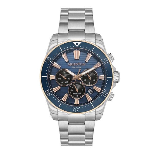 Quantum PWG1142S.590 Safir Cam Erkek Kol Saati