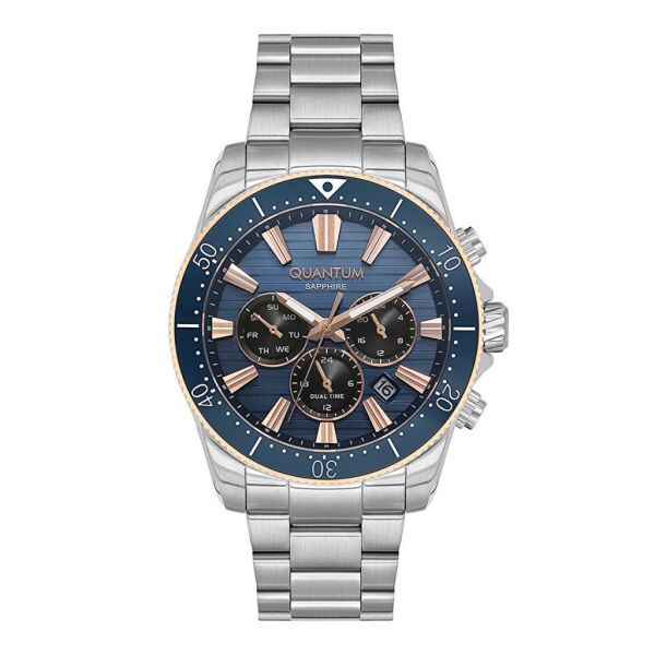 Quantum PWG1142S.590 Safir Cam Erkek Kol Saati