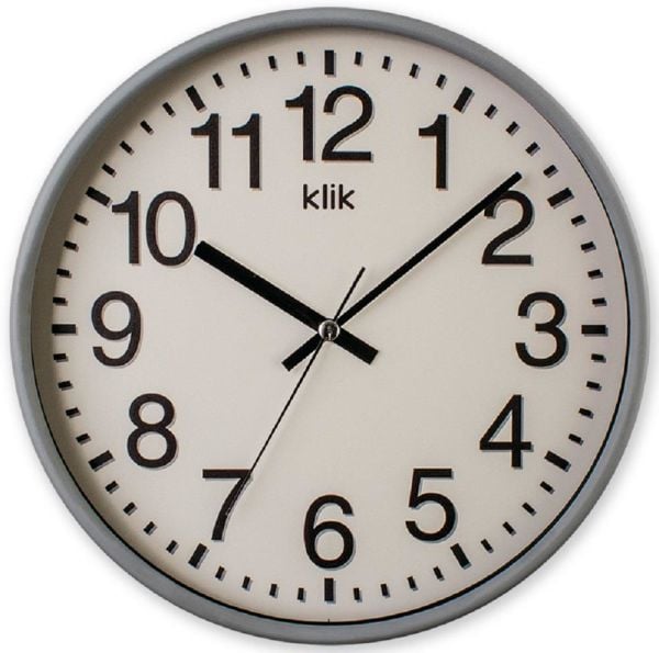 Klik Venüs Gri Ev Ofis Duvar Saati