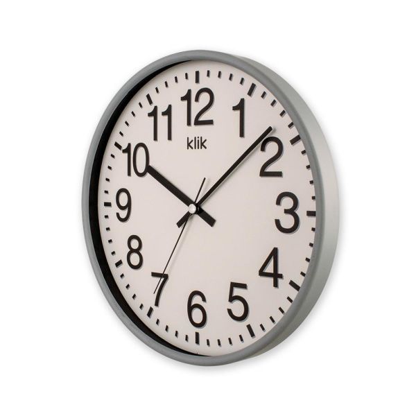 Klik Venüs Gri Ev Ofis Duvar Saati