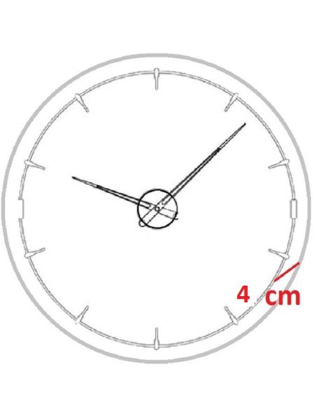 Klik Slim Gold Ev Ofis Duvar Saati