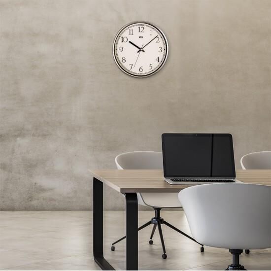 Klik Slim Plastik Kasa Metalik Renkli 30.5 cm Çaplı Modern Sessiz Saniye Mekanizmalı Duvar Saati