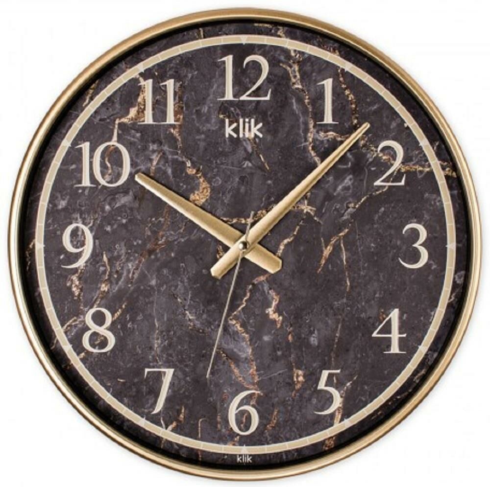 Klik Sımplex G3 Göreme Mermeri Desenli Ev Ofis Duvar Saati