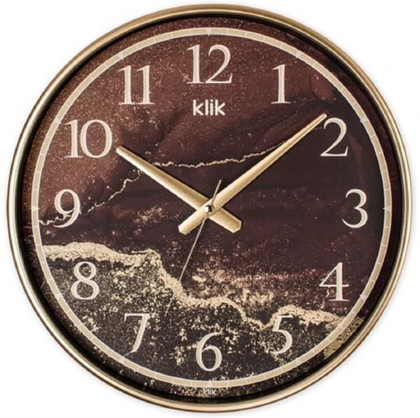 Klik Sımplex G2 Assos Mermeri Desenli Ev Ofis Duvar Saati