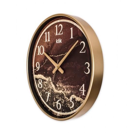 Klik Sımplex G2 Assos Mermeri Desenli Ev Ofis Duvar Saati