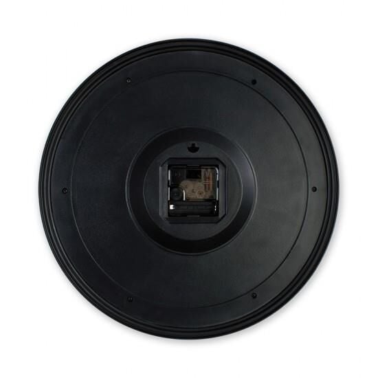 Klik Auris Plastik Kasa Beyaz Renkli 34 cm Çaplı Modern Sessiz Saniye Mekanizmalı Duvar Saati