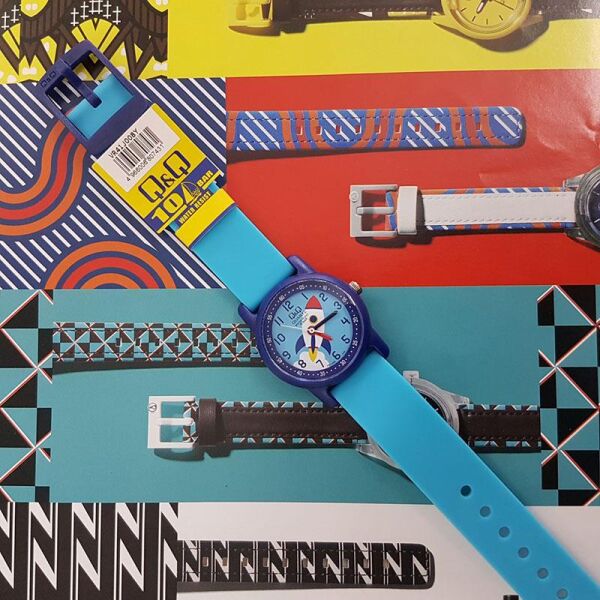 Q&Q VR41J008Y Roket Desenli Çocuk Kol Saati