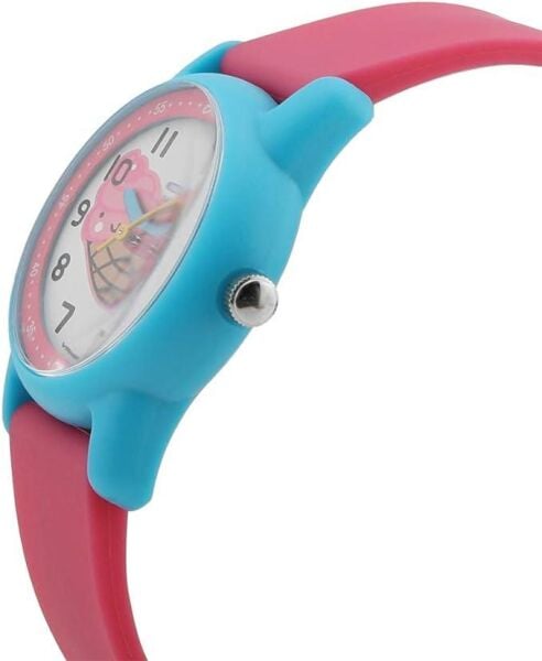 Q&Q VR41J007Y Dondurma Külah Silikon 10 Atm Su Geçirmez Çocuk Kol Saati