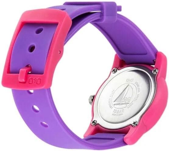 Q&Q VR41J006Y Çiçek Desenli Silikon 10 Atm Su Geçirmez Çocuk Kol Saati