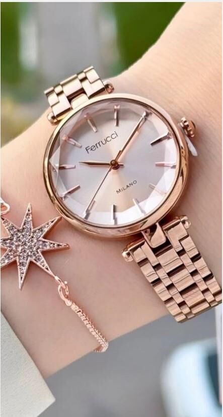 Ferrucci FC 0725 03590M.06 Bileklik Hediyeli Kadın Kol Saati