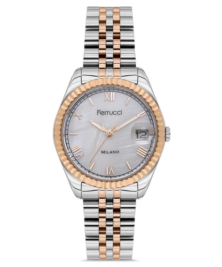 Ferrucci FCF 0725 03581M.5 Takvimli Kadın Kol Saati