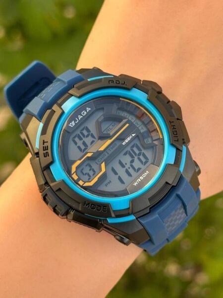 Jaga JL EM1141-0EAA-2 640041 Alarm Kronometre Aydınlatmalı Dijital Genç Kol Saati