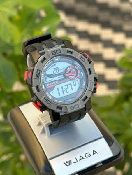 Jaga JL EM1148-0AAC 640041 Alarm Kronometre Aydınlatmalı Dijital Genç Kol Saati