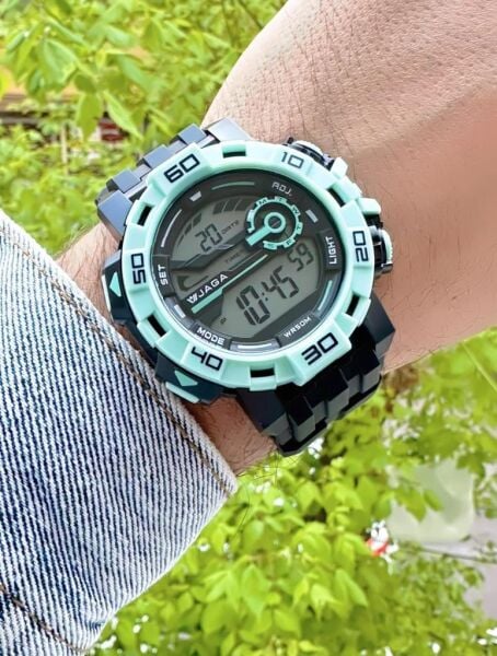 Jaga JL EM1148-0AAF 640041 Alarm Kronometre Aydınlatmalı Dijital Genç Kol Saati