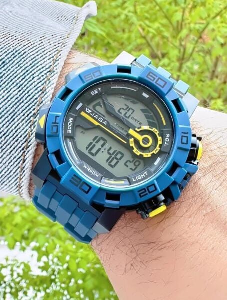 Jaga JL EM1148-0EAE 640041 Alarm Kronometre Aydınlatmalı Dijital Genç Kol Saati