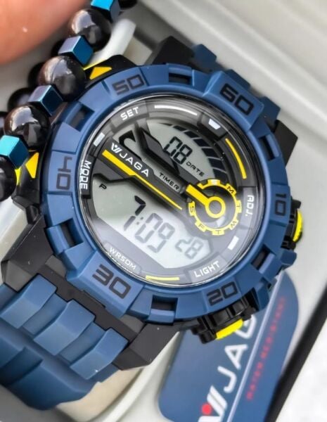 Jaga JL EM1148-0EAE 640041 Alarm Kronometre Aydınlatmalı Dijital Genç Kol Saati