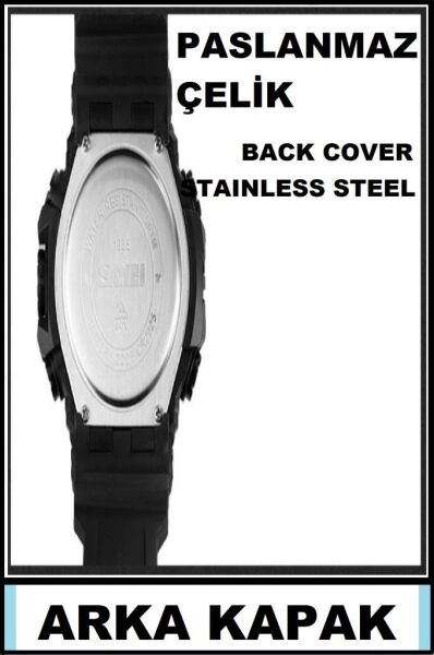 Jaga AQ1181-0AAA-D2B 7-12 Yaş Siyah Renkli Silikon 50 Atm Çocuk Kol Saati