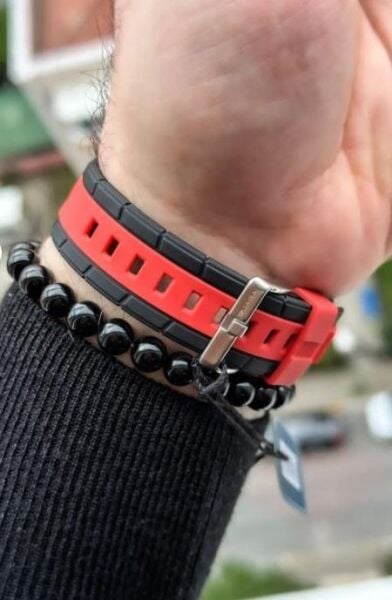 Jaga AD0900B-0GAG-DS Alarm Kronometre Aydınlatmalı Çift Genç Kol Saati