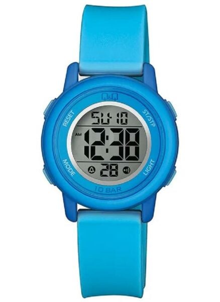 Q&Q M208J001Y Kronometreli Alarmlı Işıklı Çocuk Kol Saati