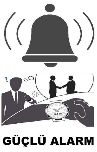 Q&Q M208J001Y Kronometreli Alarmlı Işıklı Çocuk Kol Saati