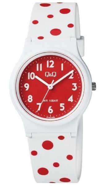 Q&Q VP46J060Y Kırmızı Puanlı Çocuk Kol Saati